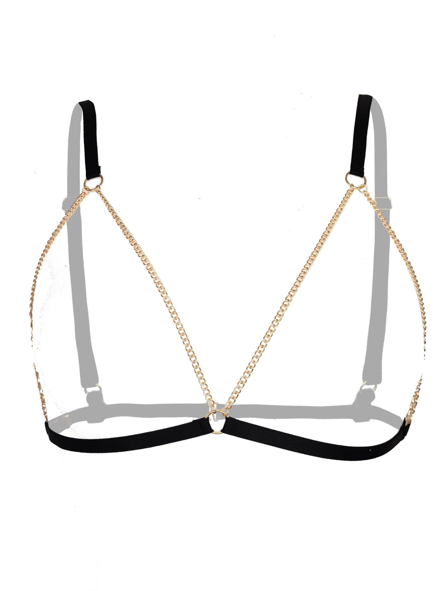 Choker with Chains on the Neckline